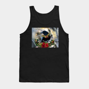 Christmas Crow, raven, winter solstice Tank Top